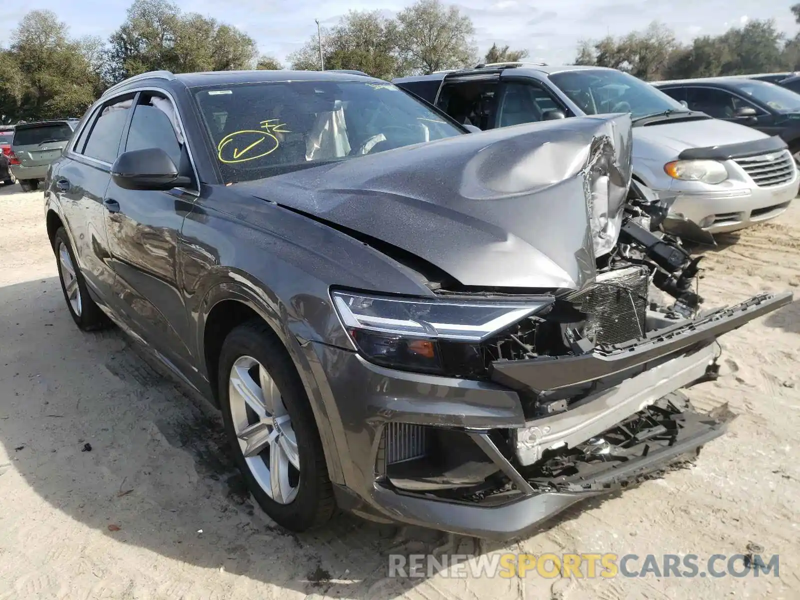 1 Photograph of a damaged car WA1AVAF13KD010037 AUDI Q8 2019