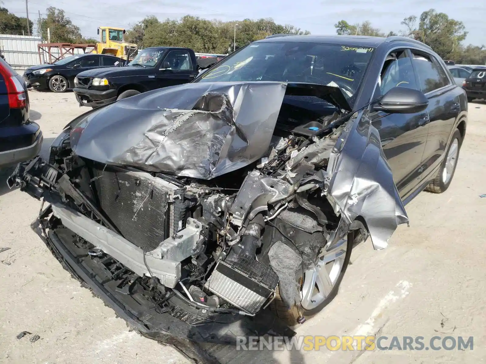 2 Photograph of a damaged car WA1AVAF13KD010037 AUDI Q8 2019