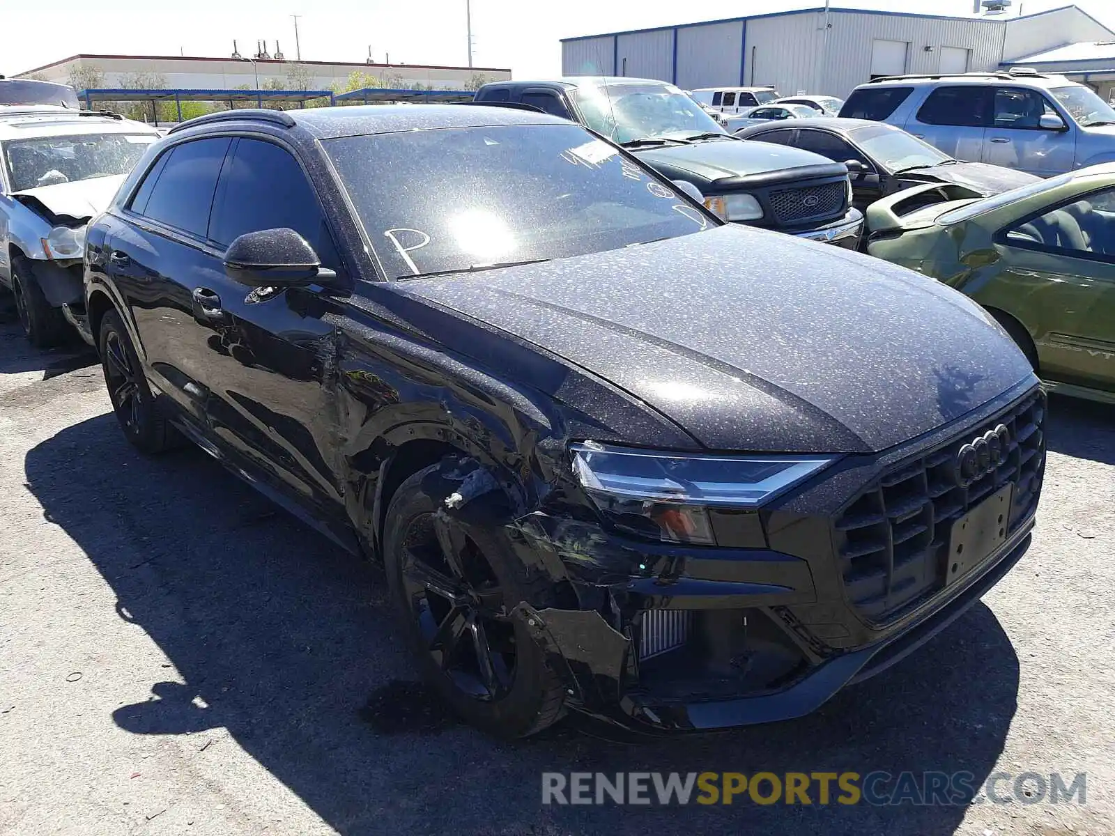 1 Photograph of a damaged car WA1AVAF13KD017019 AUDI Q8 2019