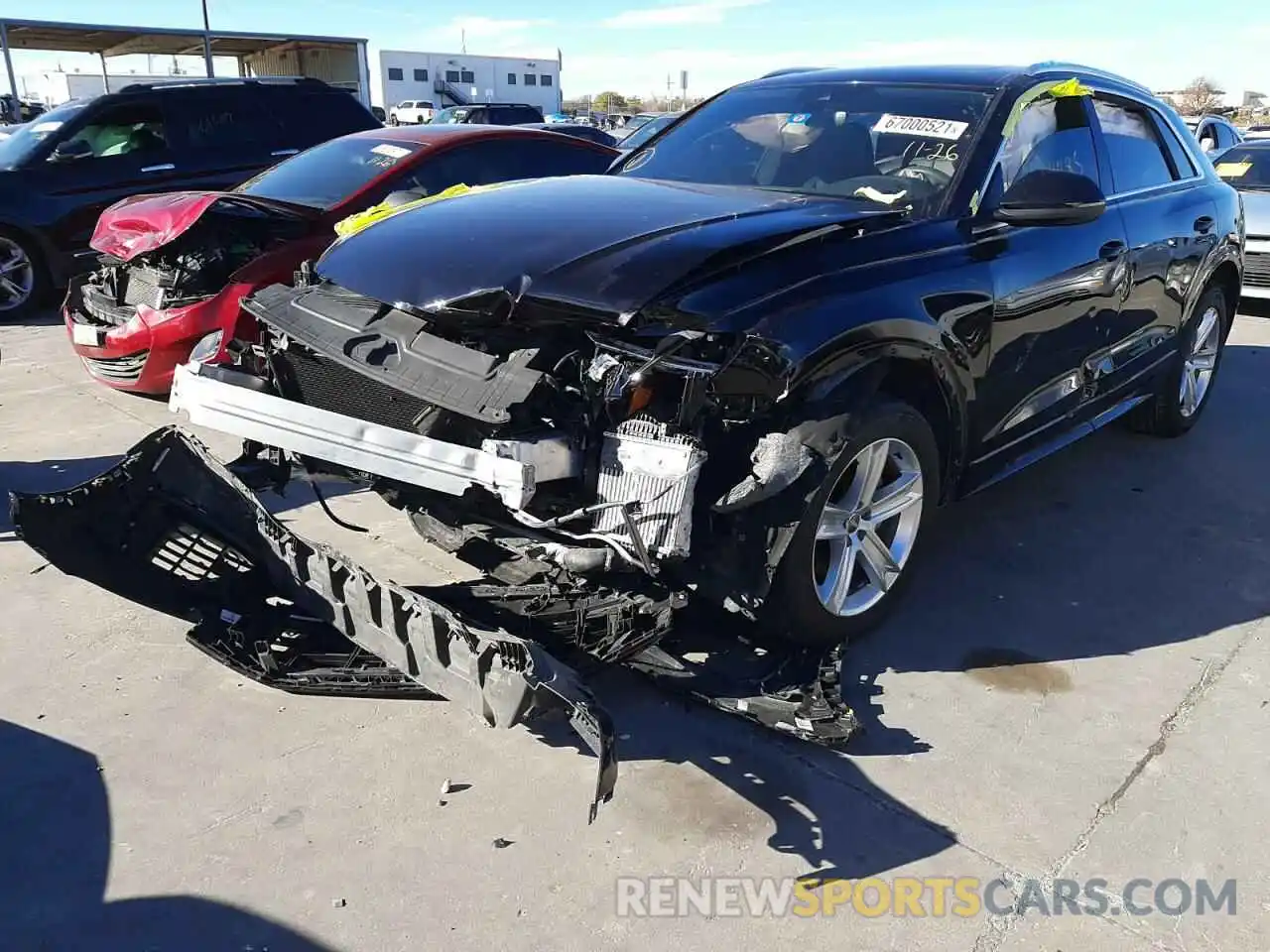 2 Photograph of a damaged car WA1AVAF14KD016011 AUDI Q8 2019