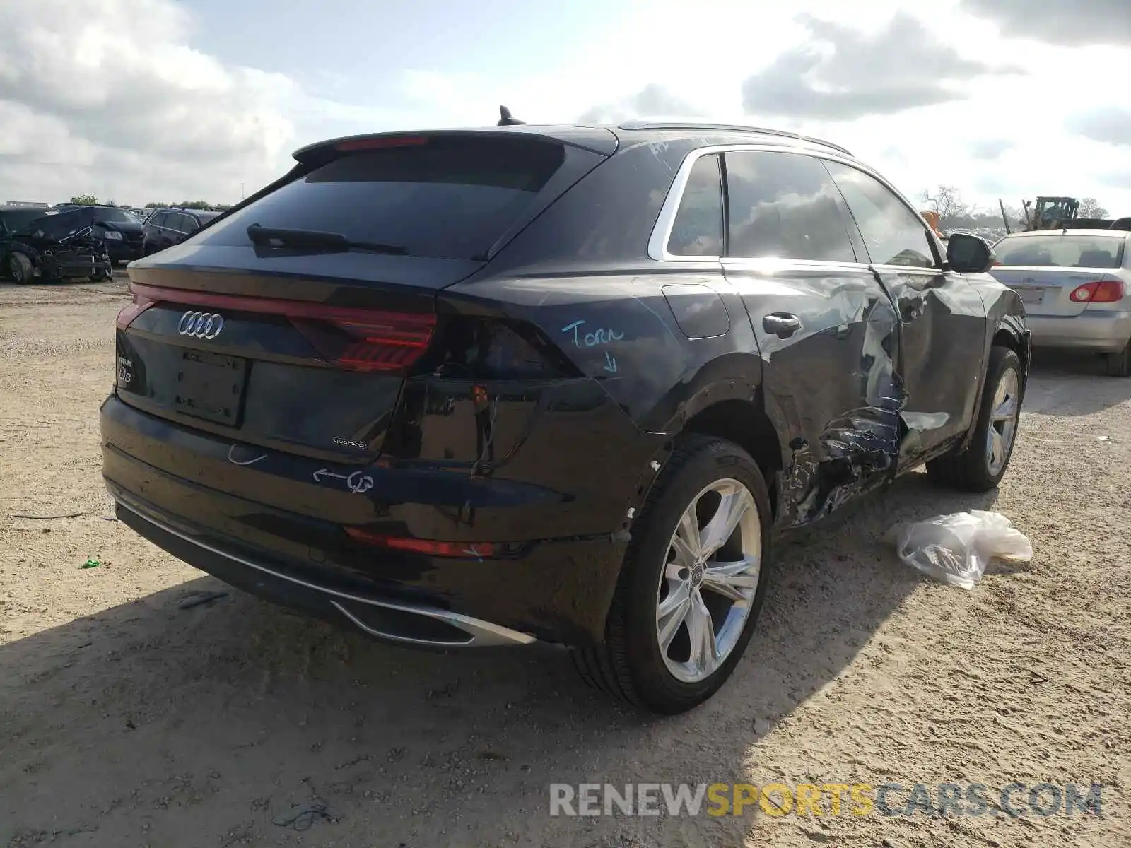 4 Фотография поврежденного автомобиля WA1AVAF14KD029129 AUDI Q8 2019