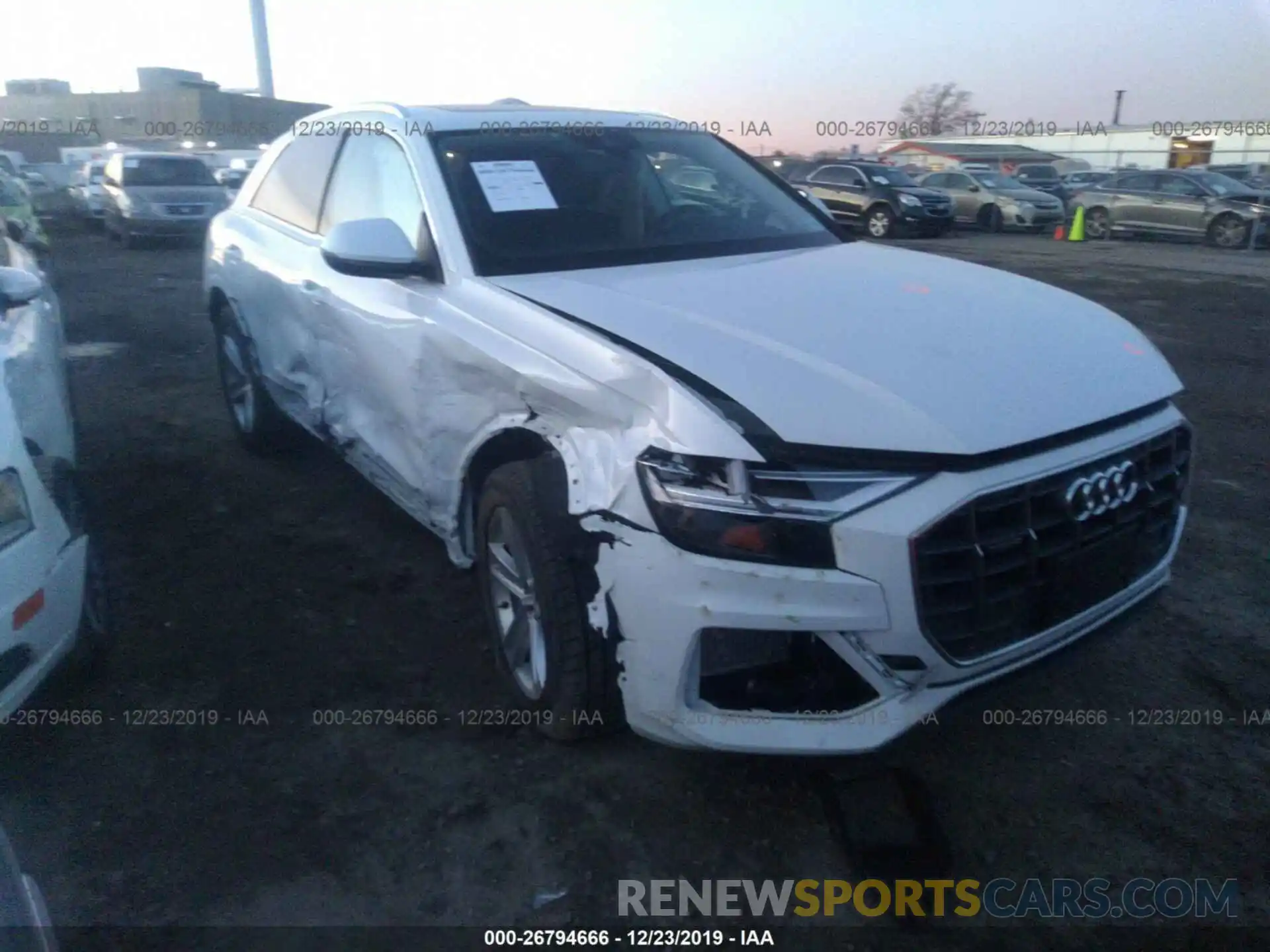 1 Photograph of a damaged car WA1AVAF15KD009794 AUDI Q8 2019