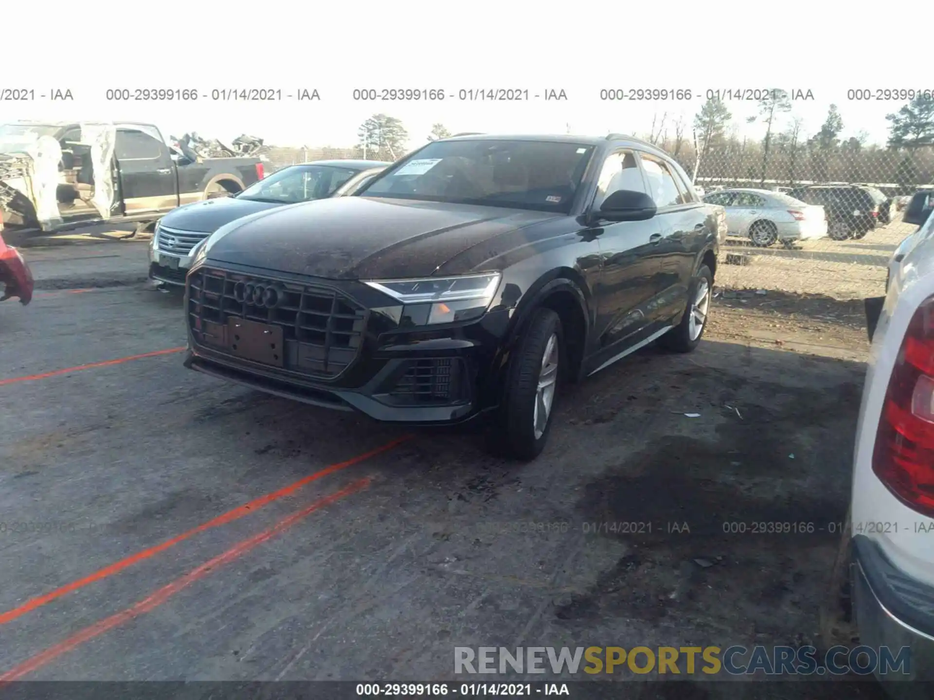 2 Photograph of a damaged car WA1AVAF15KD167035 AUDI Q8 2019