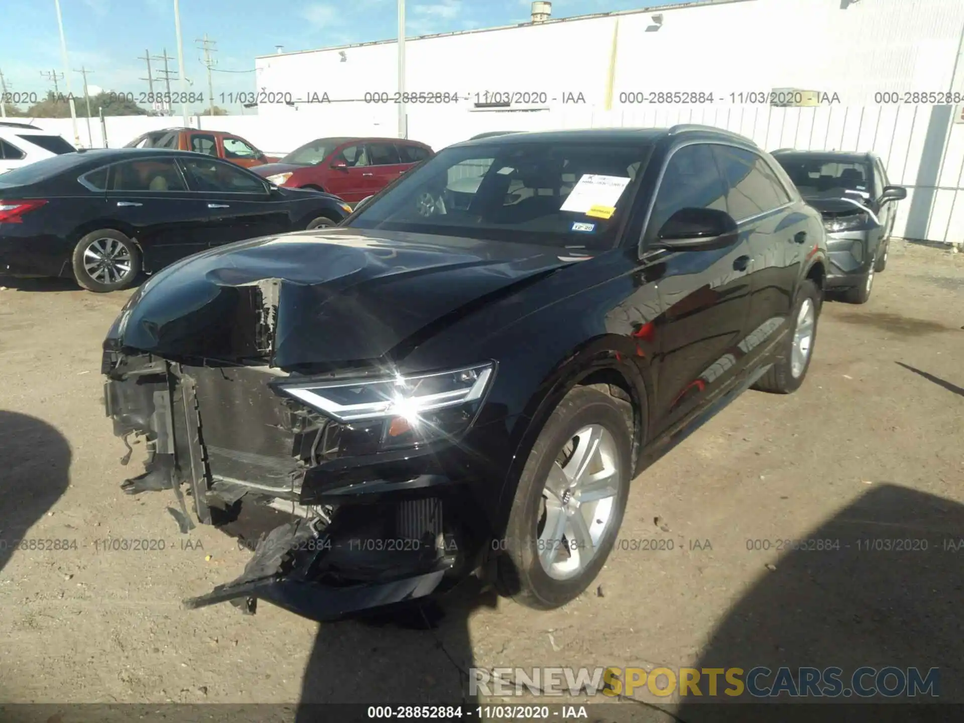 2 Photograph of a damaged car WA1AVAF16KD015300 AUDI Q8 2019