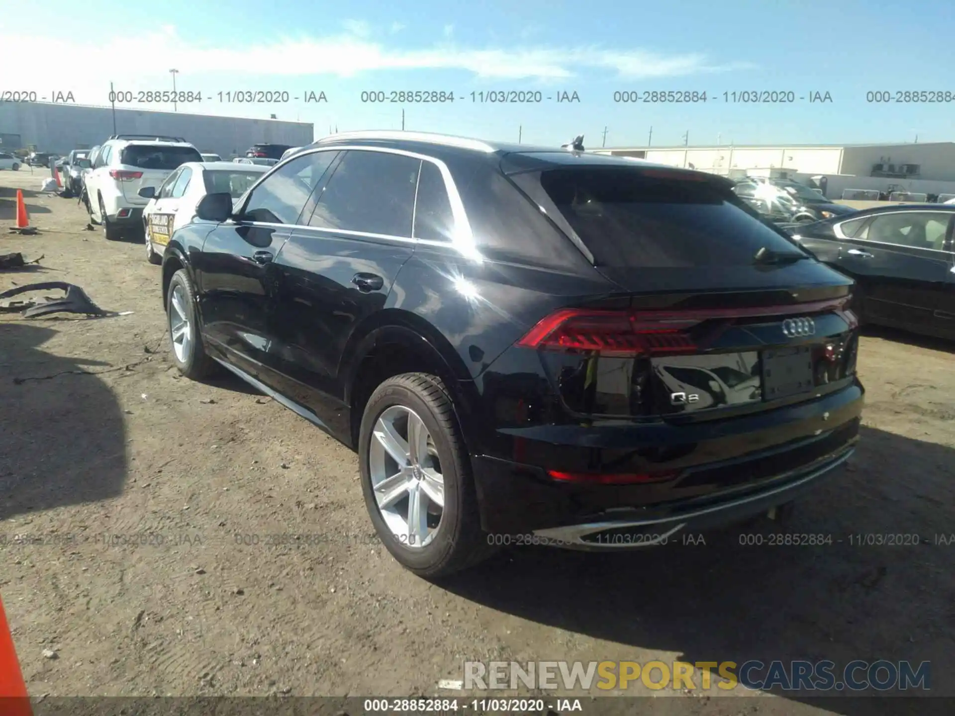 3 Photograph of a damaged car WA1AVAF16KD015300 AUDI Q8 2019