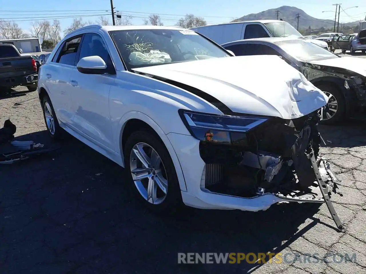 1 Photograph of a damaged car WA1AVAF16KD021453 AUDI Q8 2019