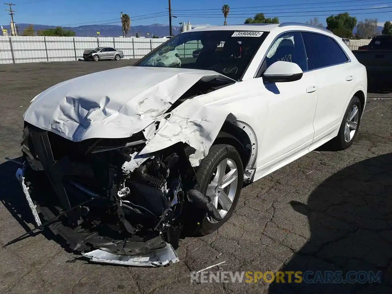 2 Photograph of a damaged car WA1AVAF16KD021453 AUDI Q8 2019