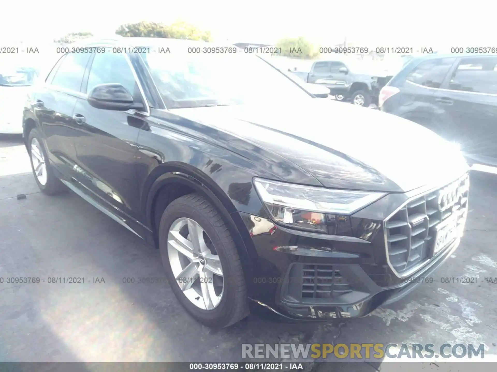 1 Photograph of a damaged car WA1AVAF17KD010476 AUDI Q8 2019