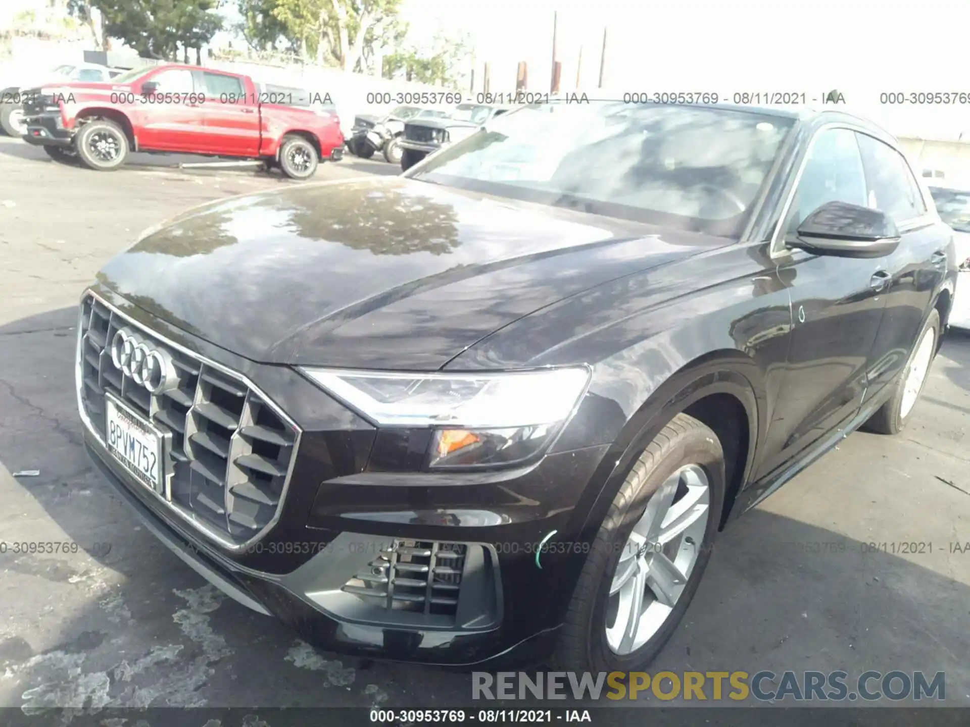 2 Photograph of a damaged car WA1AVAF17KD010476 AUDI Q8 2019