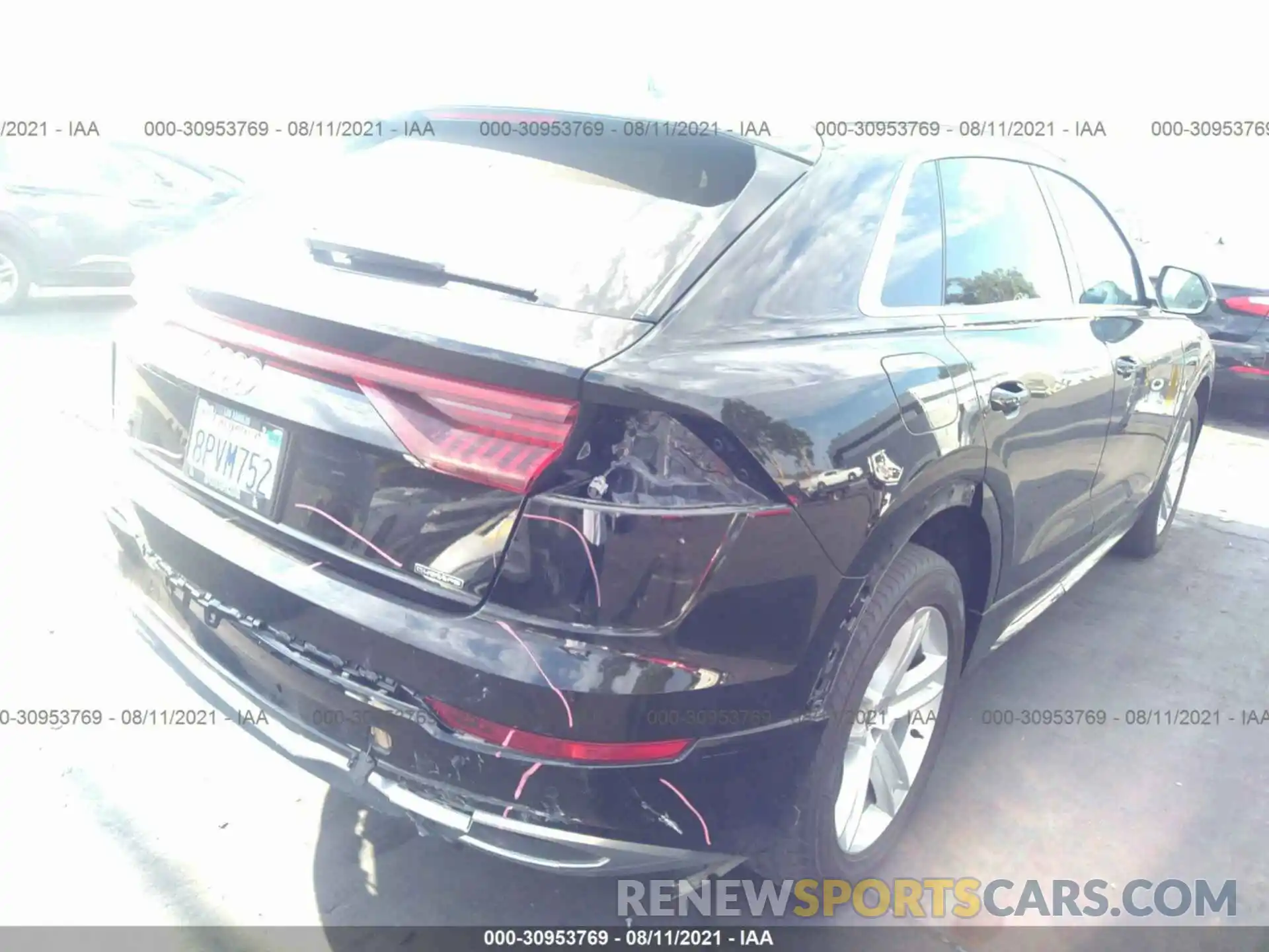 4 Photograph of a damaged car WA1AVAF17KD010476 AUDI Q8 2019