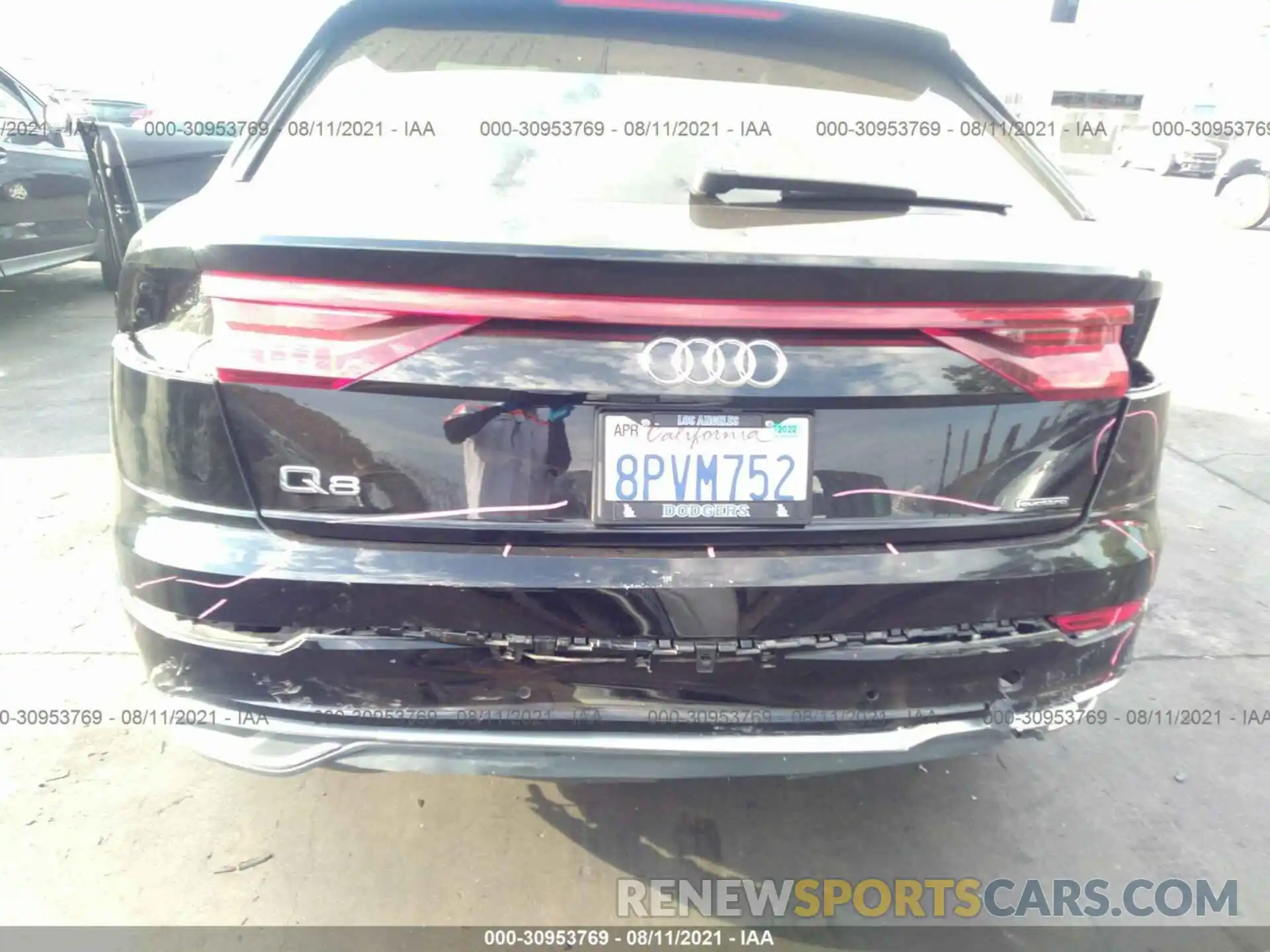 6 Photograph of a damaged car WA1AVAF17KD010476 AUDI Q8 2019