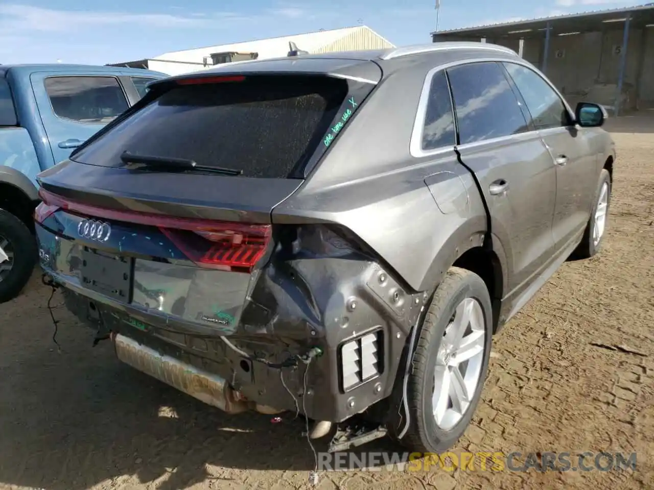 4 Фотография поврежденного автомобиля WA1AVAF17KD013670 AUDI Q8 2019