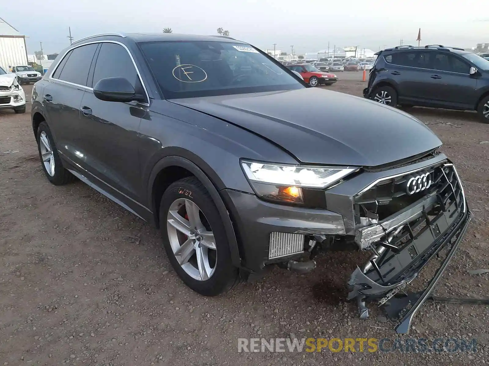 1 Photograph of a damaged car WA1AVAF17KD013832 AUDI Q8 2019