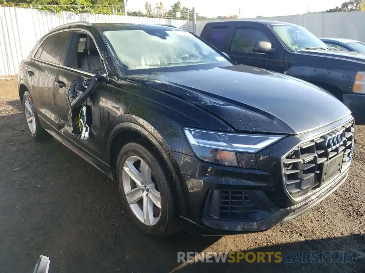 1 Photograph of a damaged car WA1AVAF17KD016455 AUDI Q8 2019