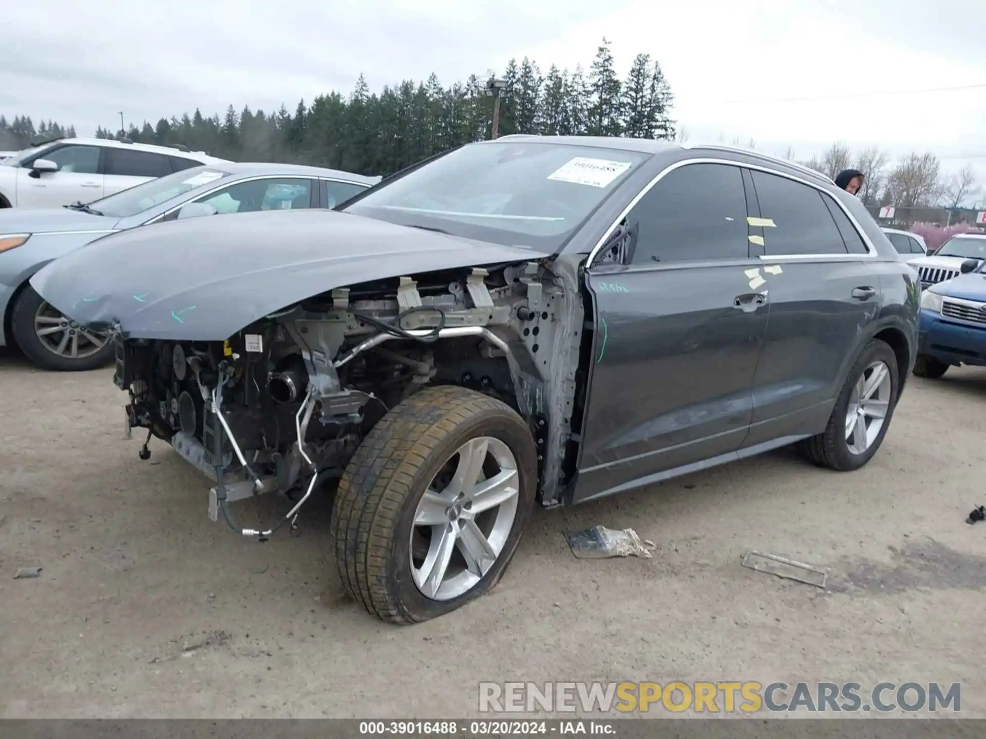 2 Photograph of a damaged car WA1AVAF17KD017251 AUDI Q8 2019