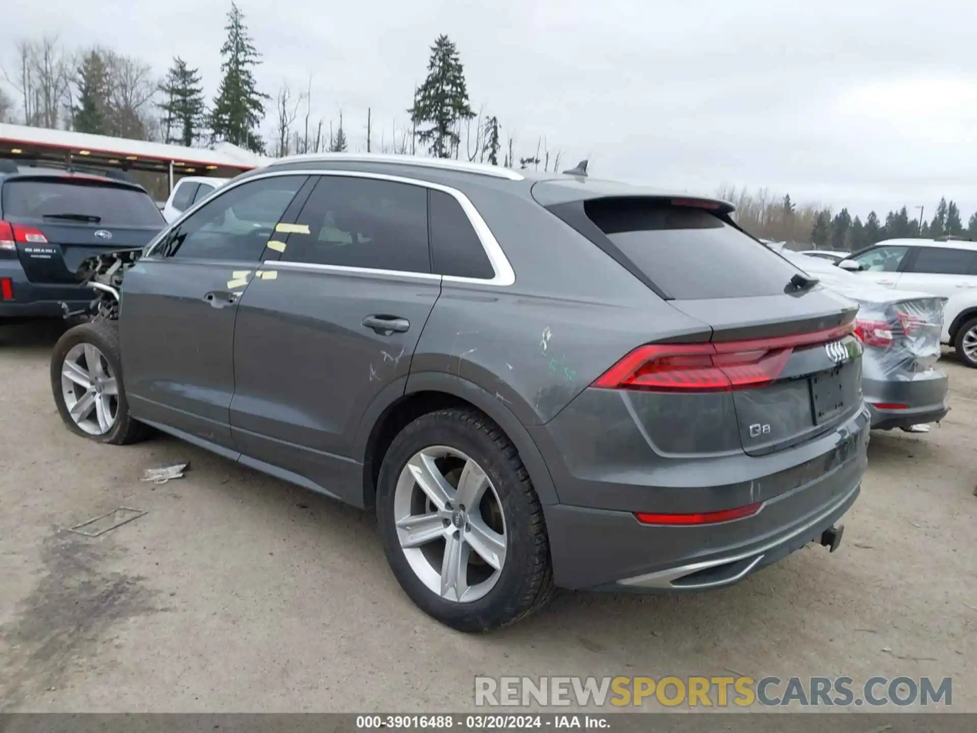 3 Фотография поврежденного автомобиля WA1AVAF17KD017251 AUDI Q8 2019