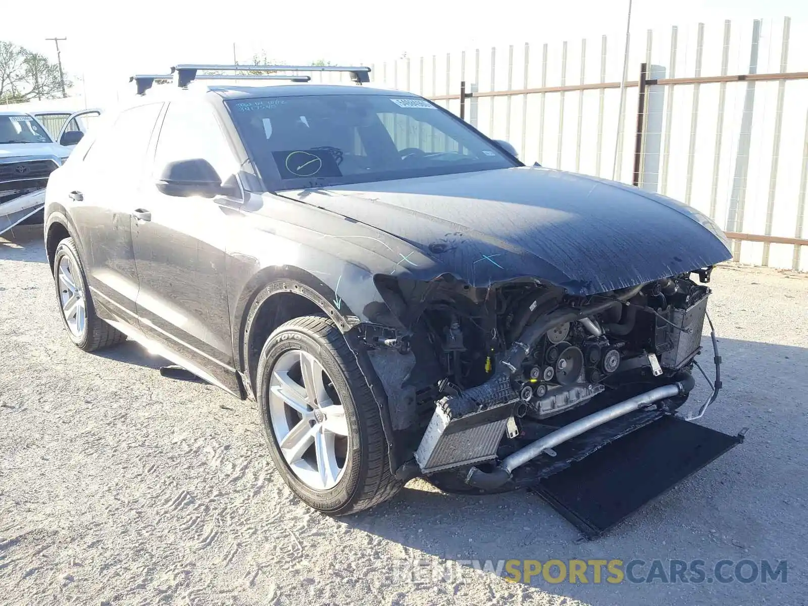 1 Photograph of a damaged car WA1AVAF18KD008302 AUDI Q8 2019