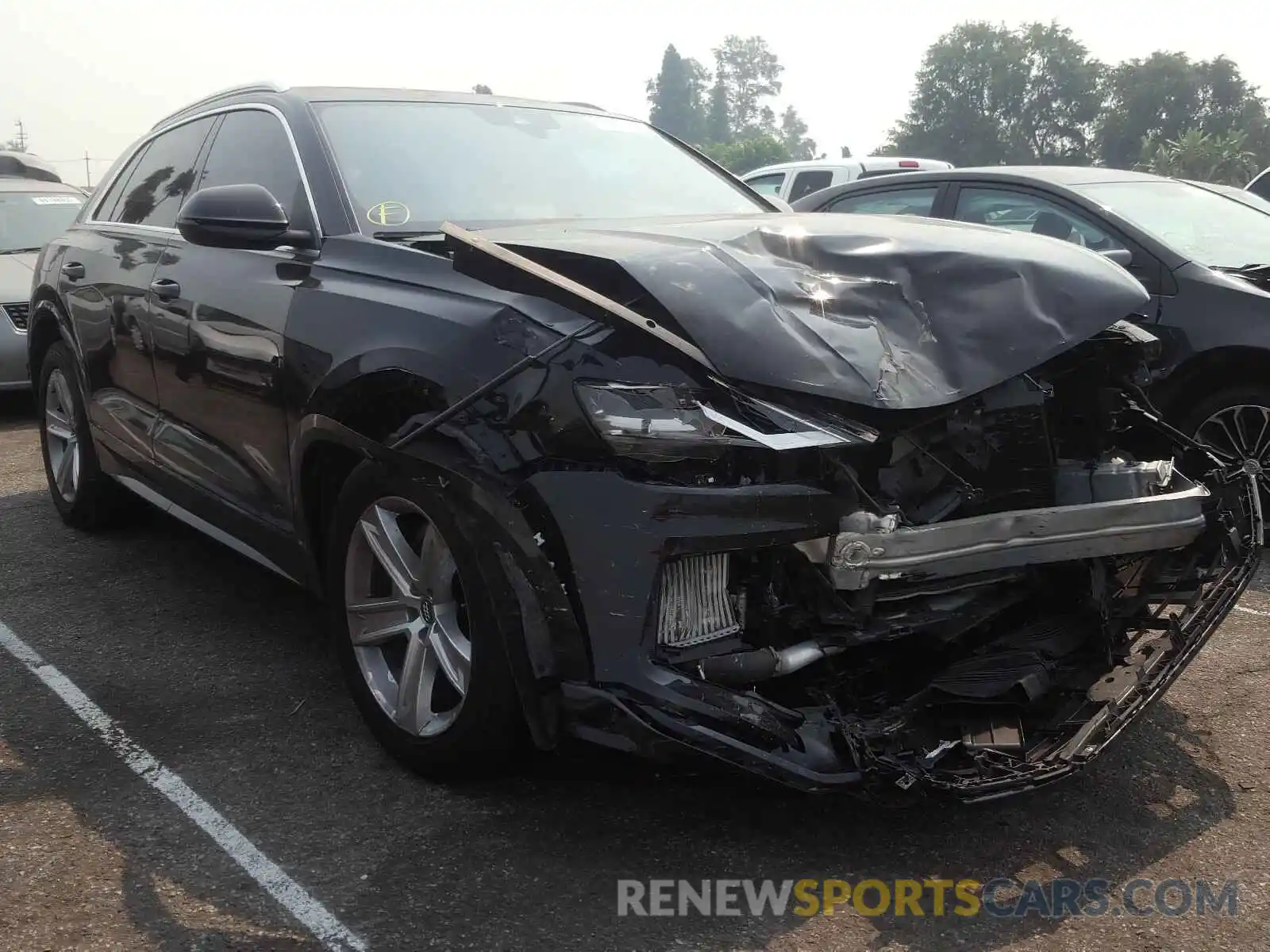 1 Photograph of a damaged car WA1AVAF18KD012284 AUDI Q8 2019