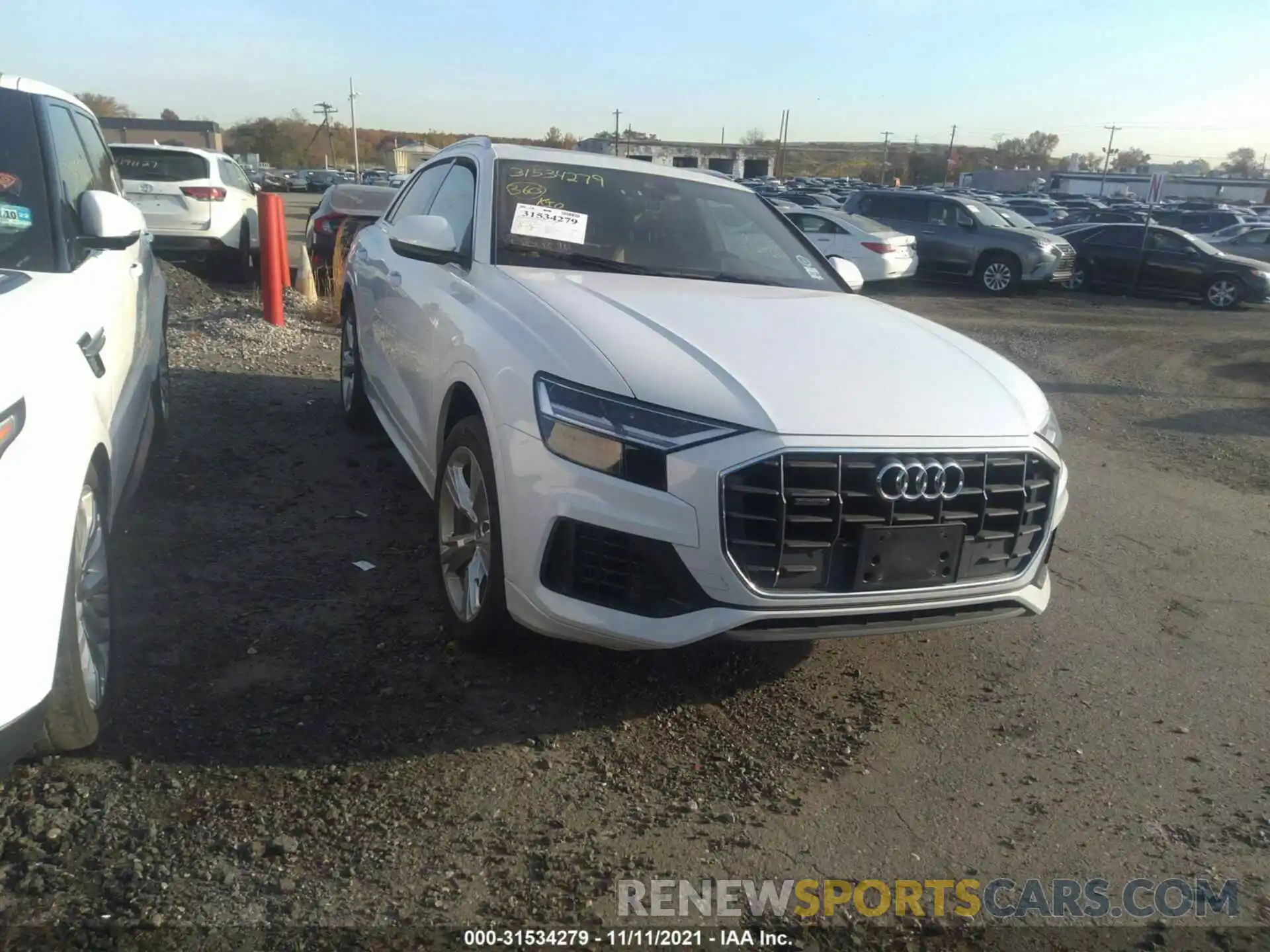 1 Фотография поврежденного автомобиля WA1AVAF18KD020630 AUDI Q8 2019