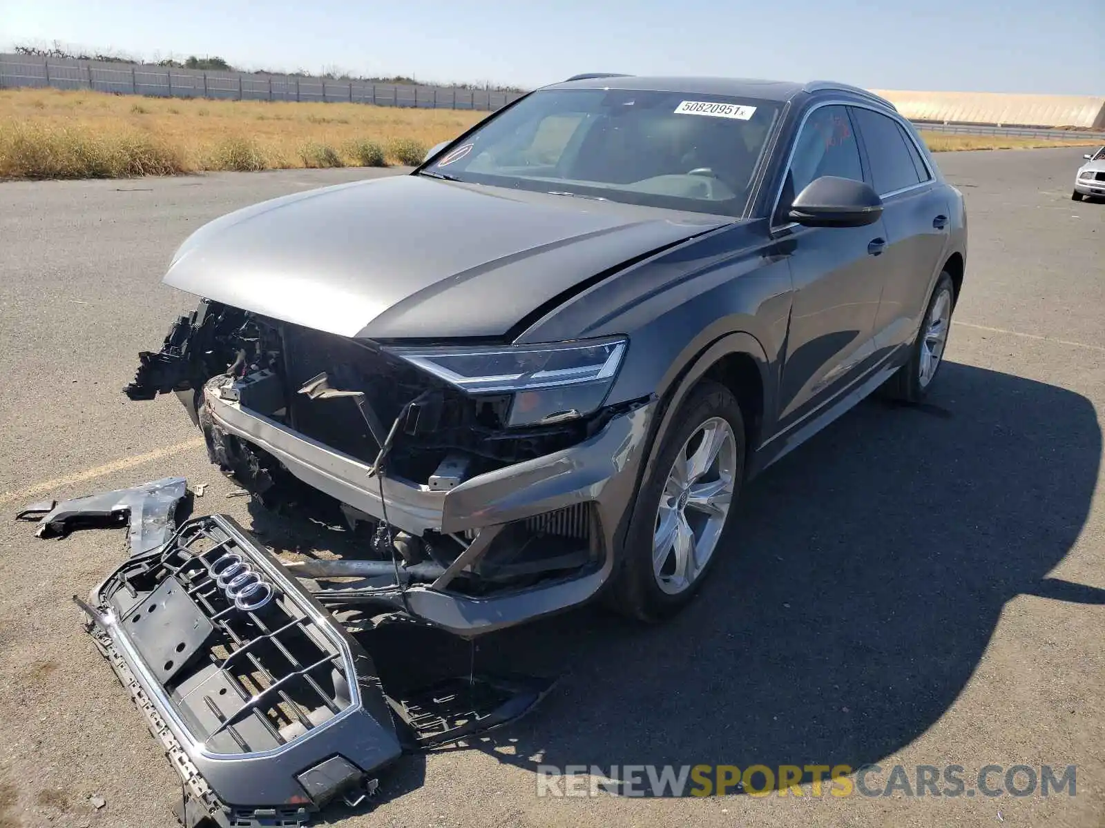 2 Photograph of a damaged car WA1AVAF18KD020773 AUDI Q8 2019