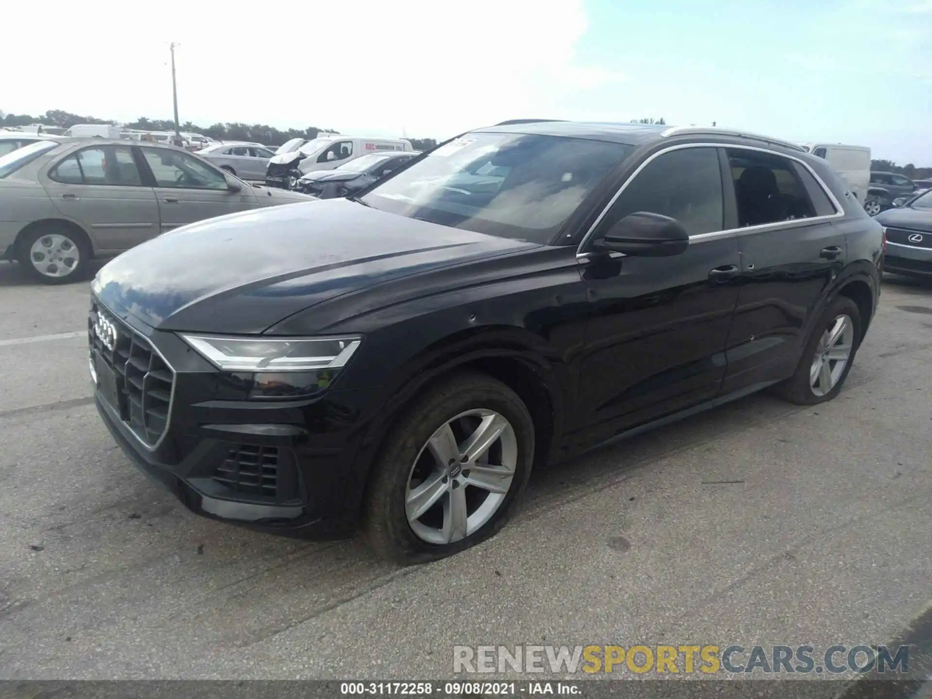 2 Фотография поврежденного автомобиля WA1AVAF19KD020474 AUDI Q8 2019