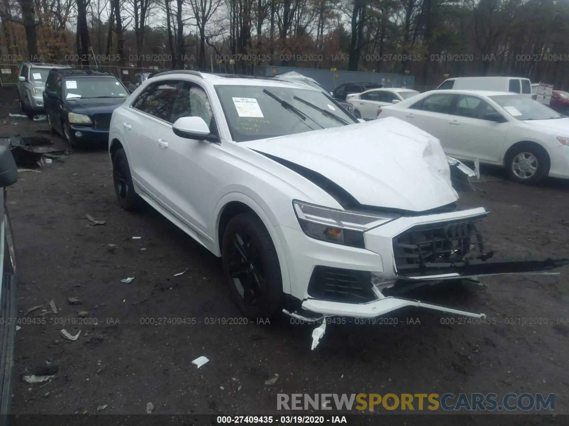 1 Фотография поврежденного автомобиля WA1AVAF19KD021298 AUDI Q8 2019