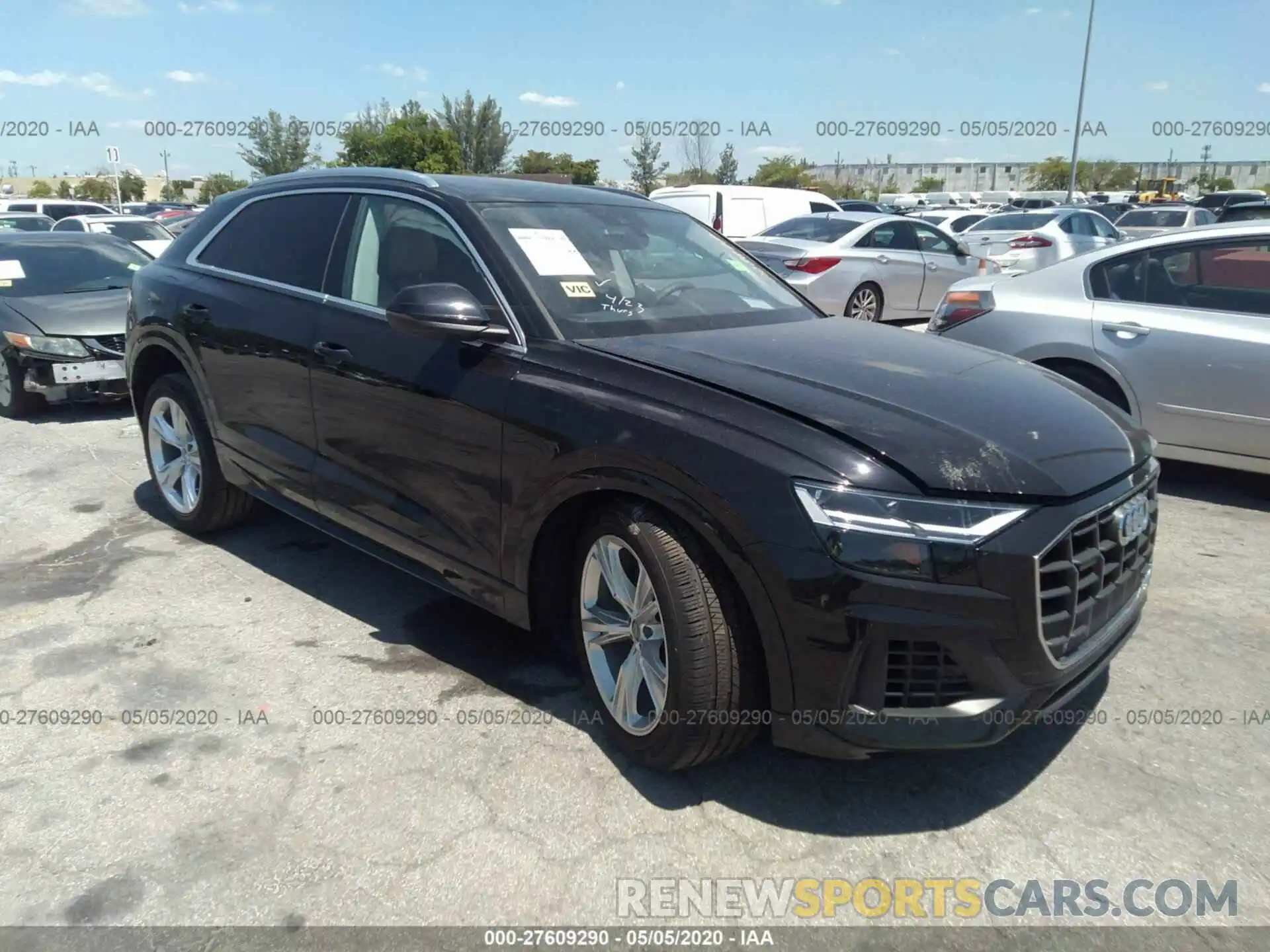 1 Photograph of a damaged car WA1AVAF19KD028879 AUDI Q8 2019