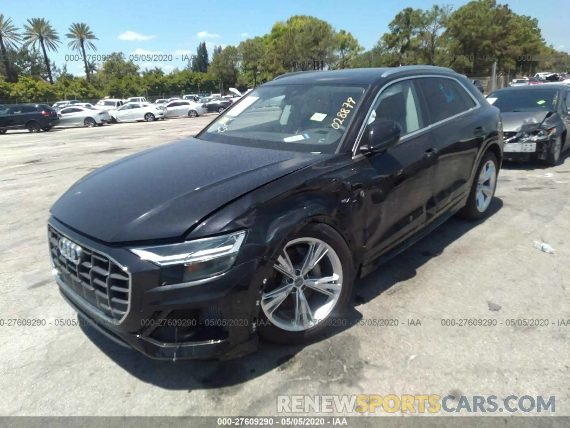 2 Photograph of a damaged car WA1AVAF19KD028879 AUDI Q8 2019