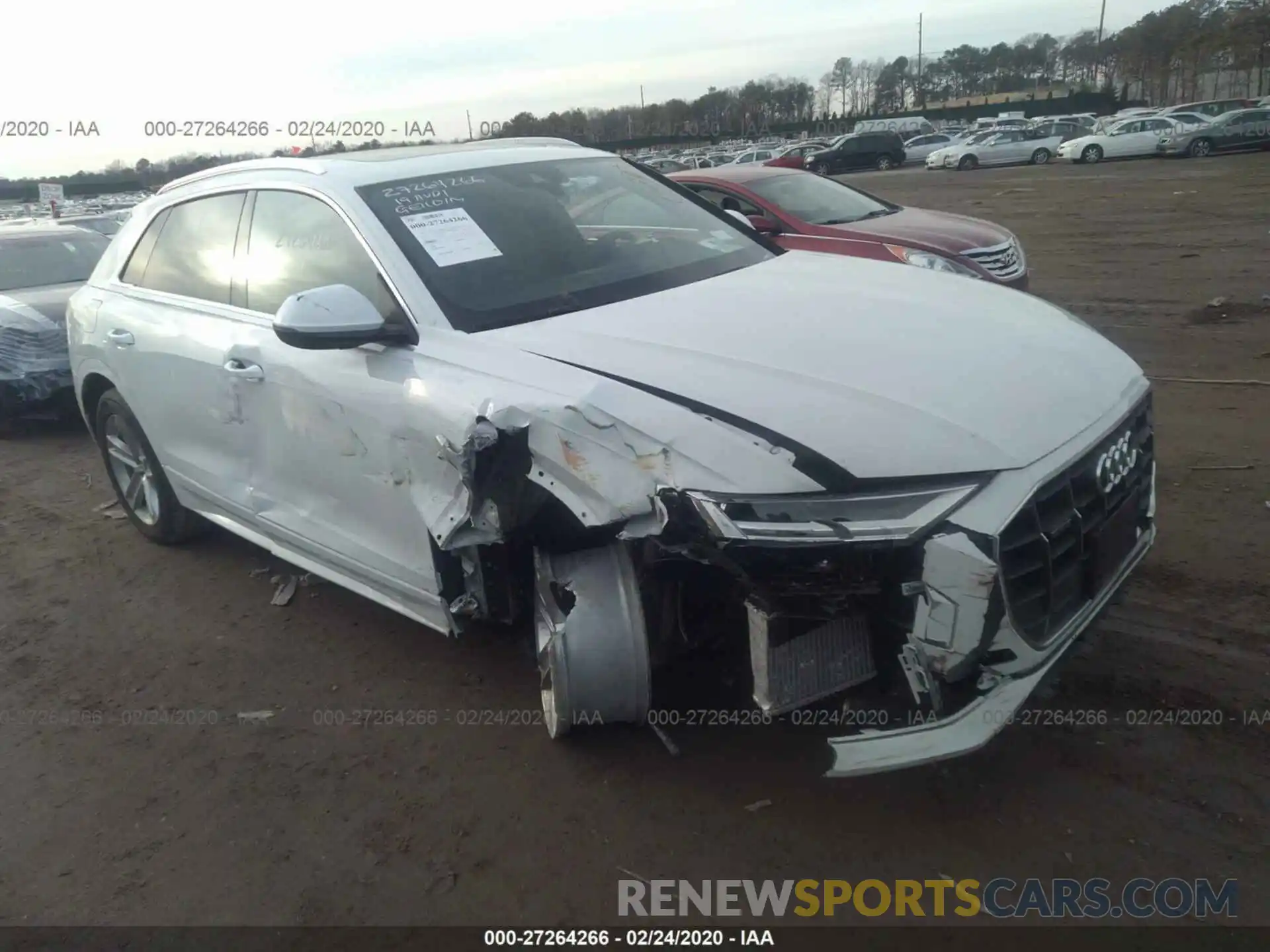 1 Photograph of a damaged car WA1AVAF1XKD009659 AUDI Q8 2019