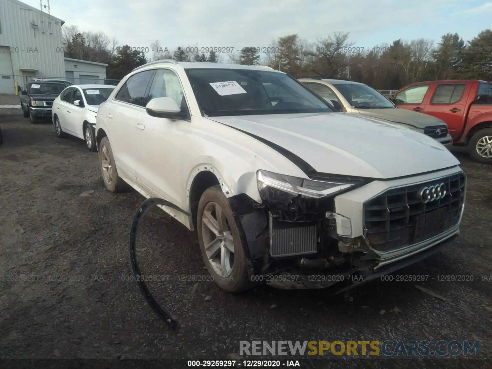 1 Photograph of a damaged car WA1AVAF1XKD019284 AUDI Q8 2019