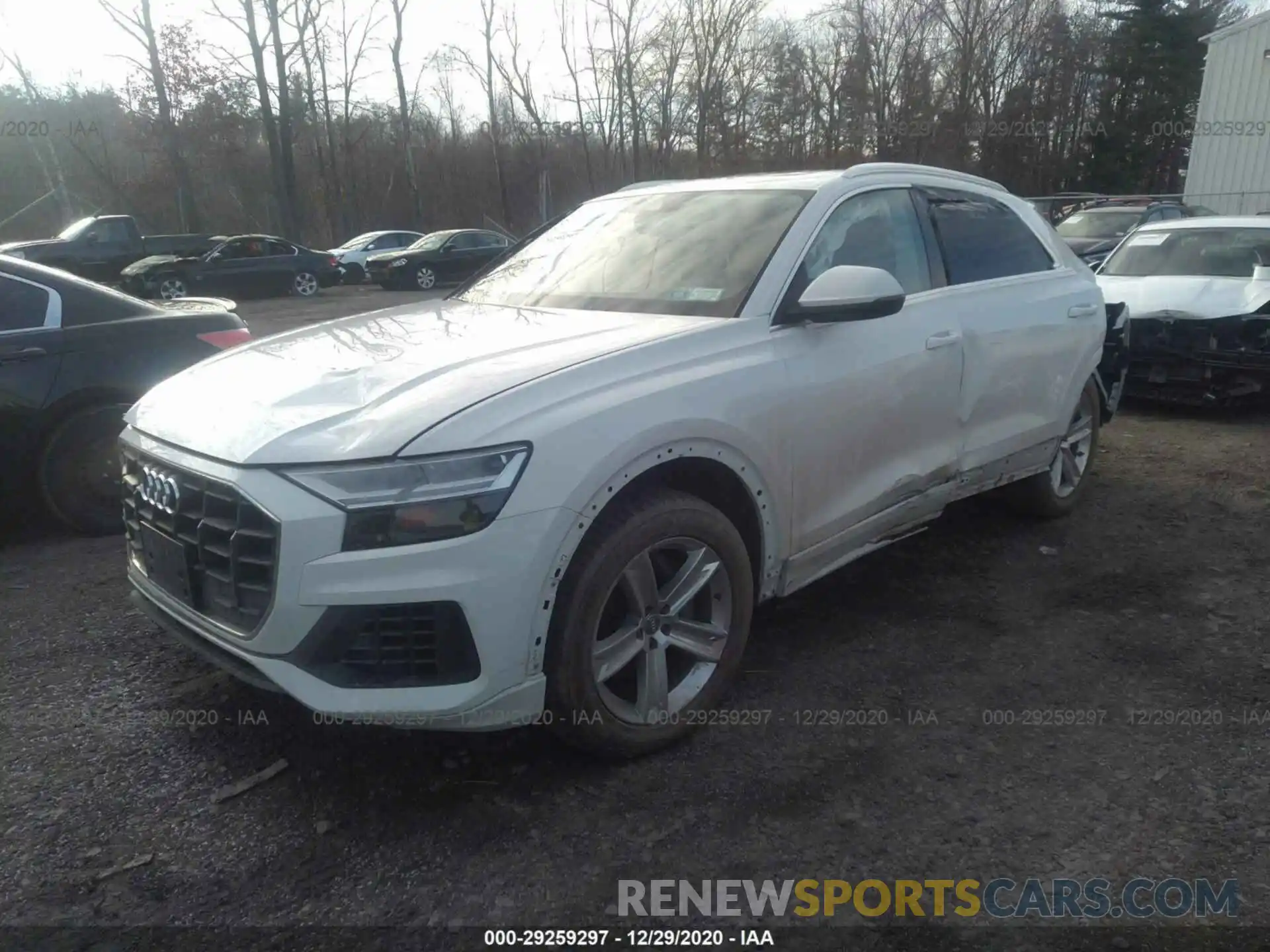 2 Photograph of a damaged car WA1AVAF1XKD019284 AUDI Q8 2019