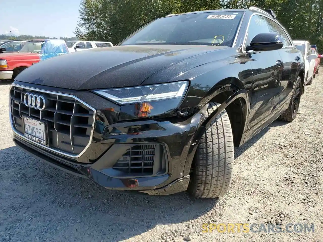 2 Photograph of a damaged car WA1AVAF1XKD022427 AUDI Q8 2019