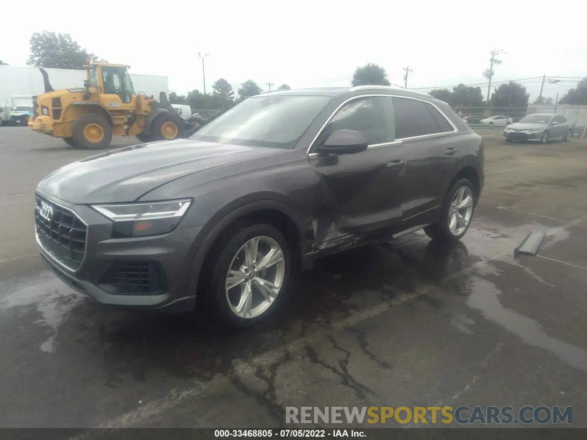 2 Фотография поврежденного автомобиля WA1BVAF10KD018374 AUDI Q8 2019