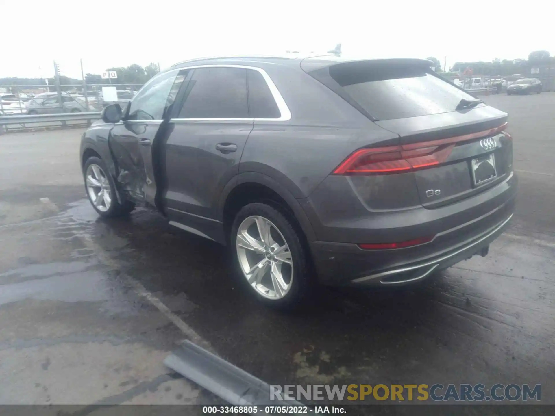 3 Фотография поврежденного автомобиля WA1BVAF10KD018374 AUDI Q8 2019