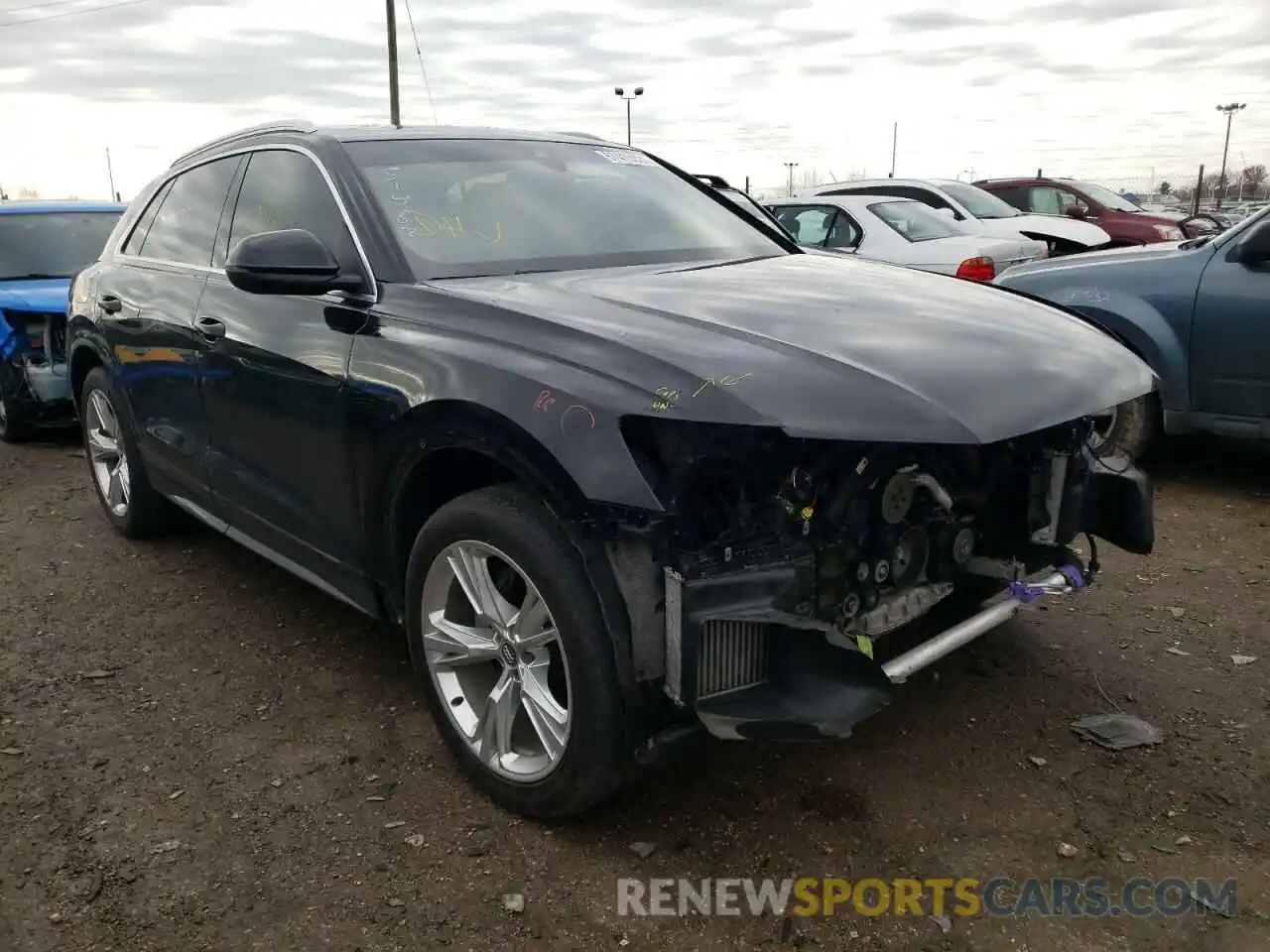 1 Photograph of a damaged car WA1BVAF10KD027432 AUDI Q8 2019