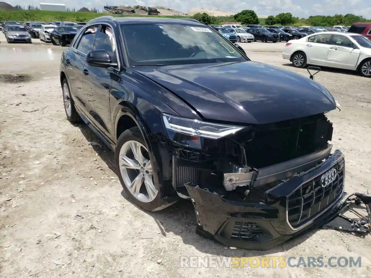 1 Photograph of a damaged car WA1BVAF11KD040187 AUDI Q8 2019