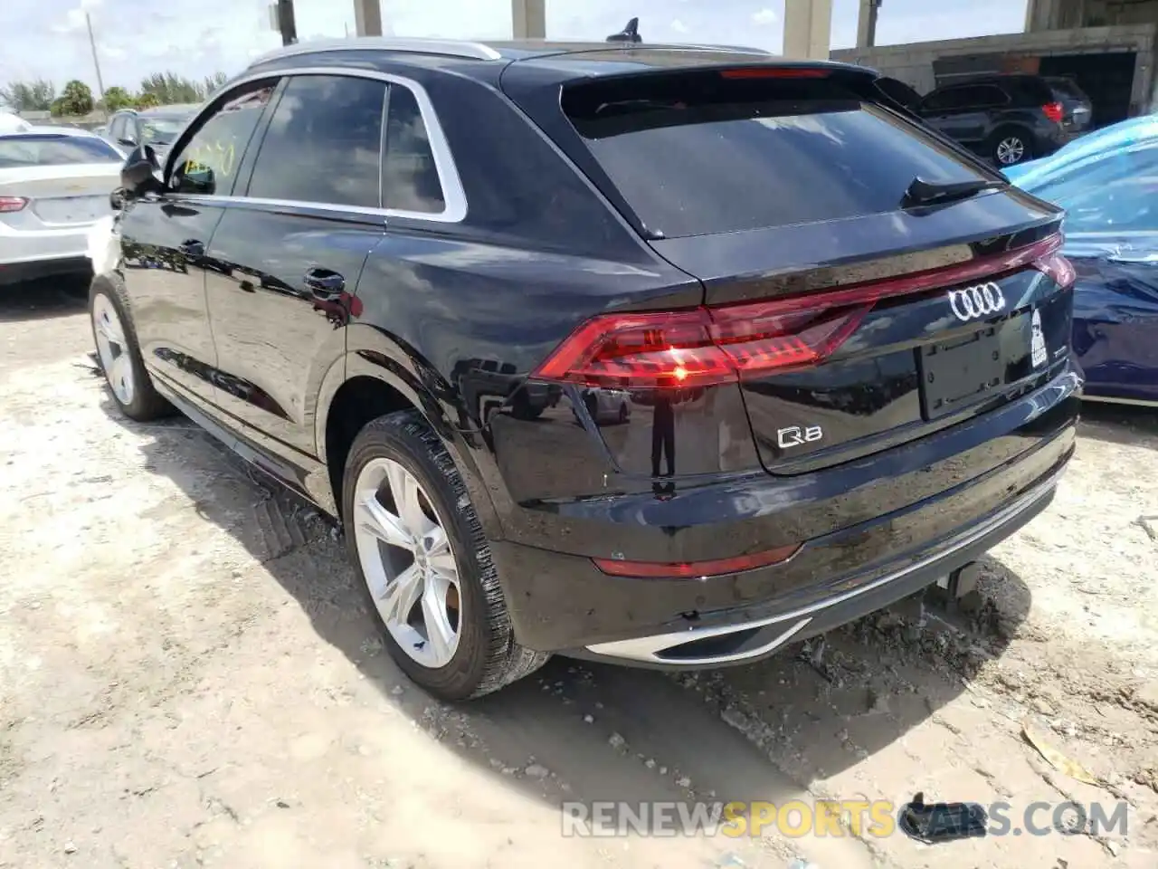 3 Фотография поврежденного автомобиля WA1BVAF11KD040187 AUDI Q8 2019