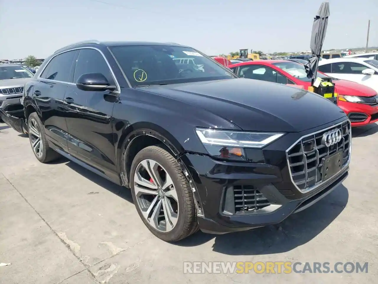 1 Photograph of a damaged car WA1BVAF12KD042028 AUDI Q8 2019