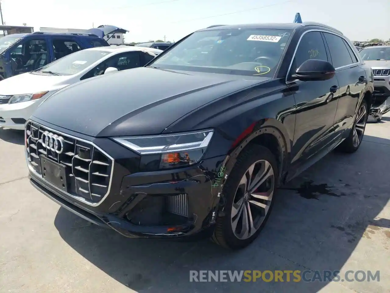 2 Photograph of a damaged car WA1BVAF12KD042028 AUDI Q8 2019