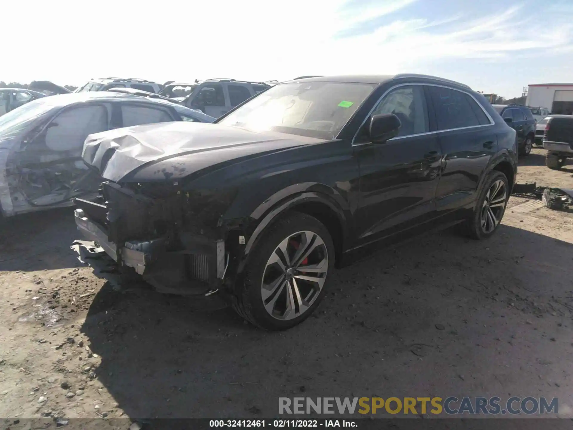 2 Photograph of a damaged car WA1BVAF12KD043275 AUDI Q8 2019