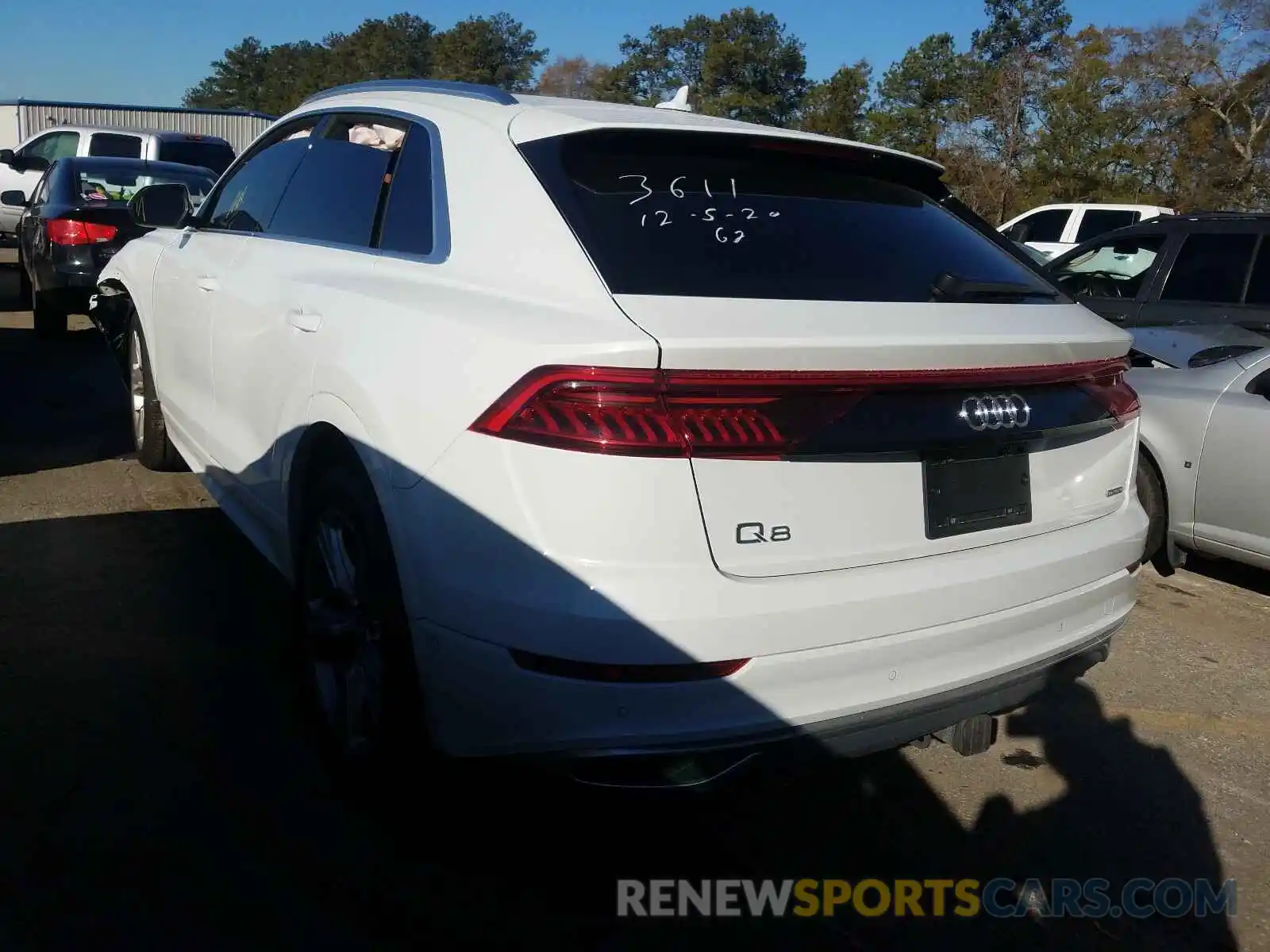 3 Photograph of a damaged car WA1BVAF14KD006311 AUDI Q8 2019