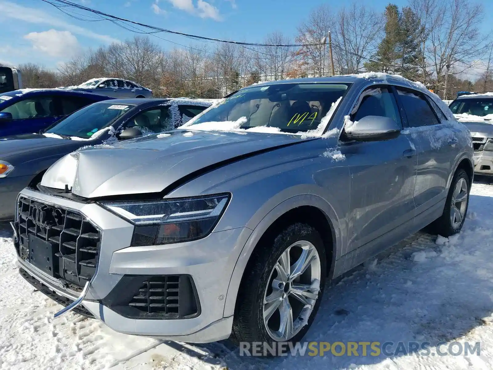 2 Фотография поврежденного автомобиля WA1BVAF14KD022136 AUDI Q8 2019