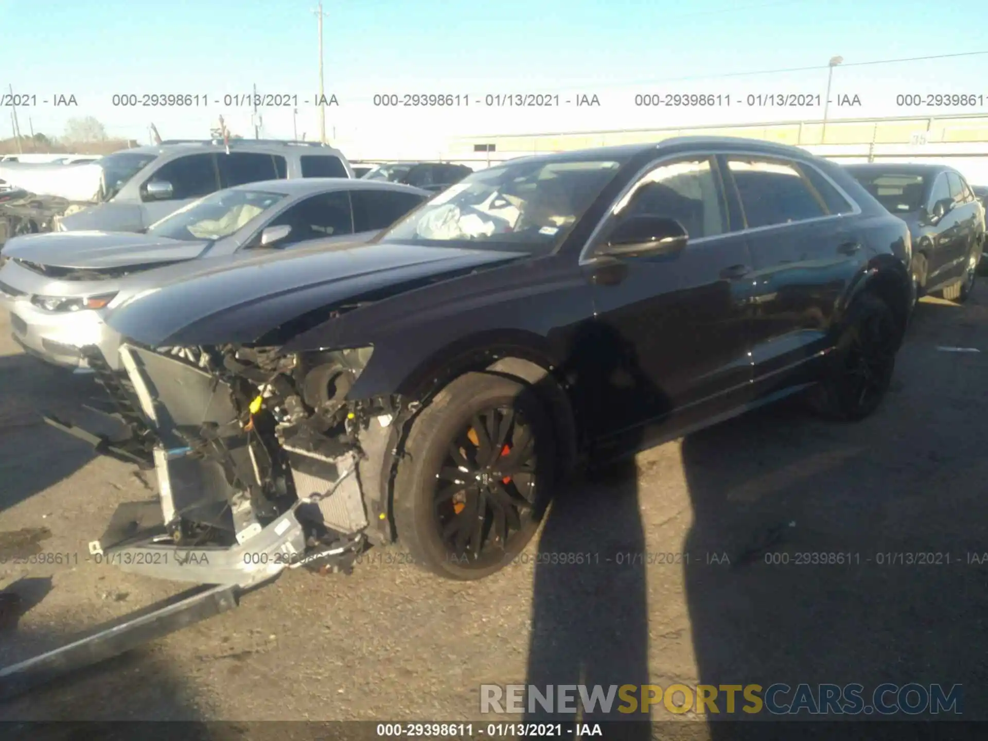 2 Фотография поврежденного автомобиля WA1BVAF14KD033850 AUDI Q8 2019