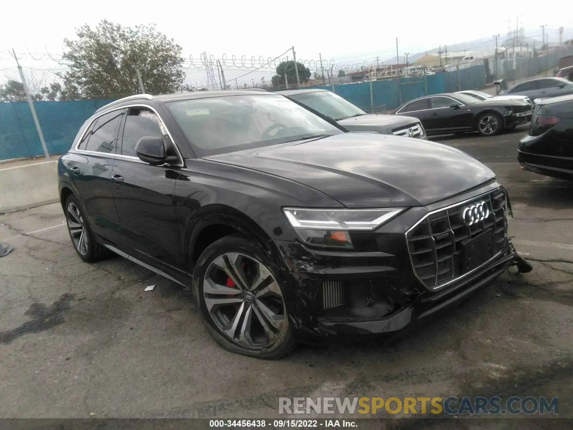 1 Photograph of a damaged car WA1BVAF14KD046310 AUDI Q8 2019