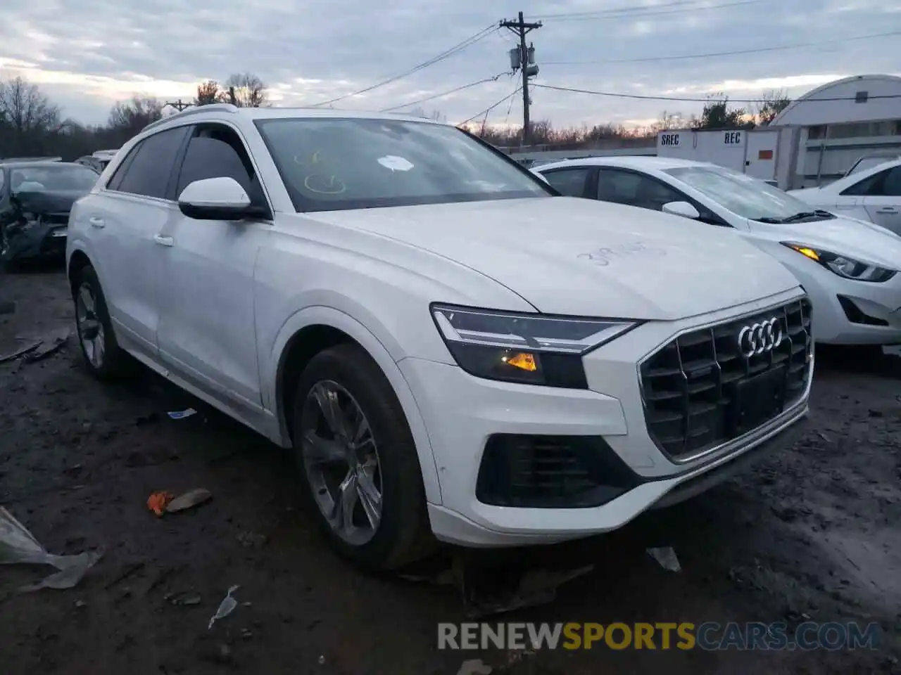 1 Photograph of a damaged car WA1BVAF15KD019522 AUDI Q8 2019