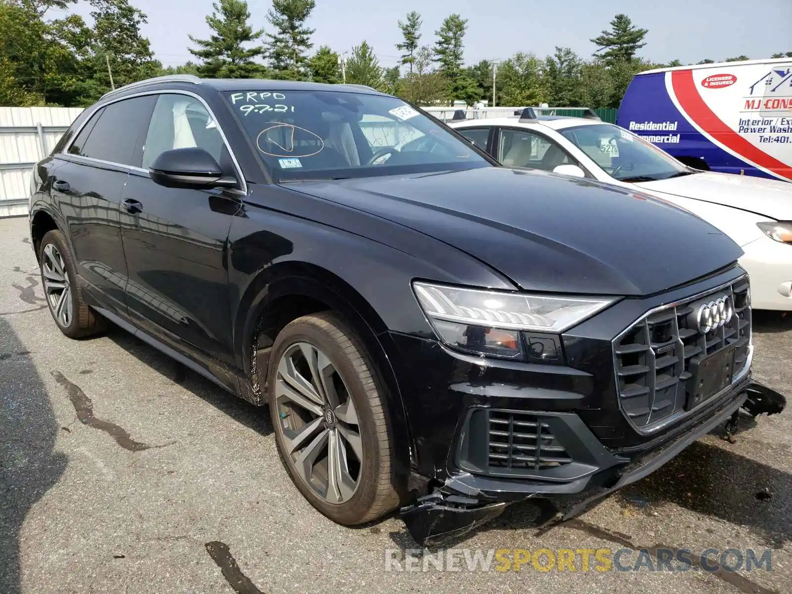 1 Photograph of a damaged car WA1BVAF16KD009291 AUDI Q8 2019