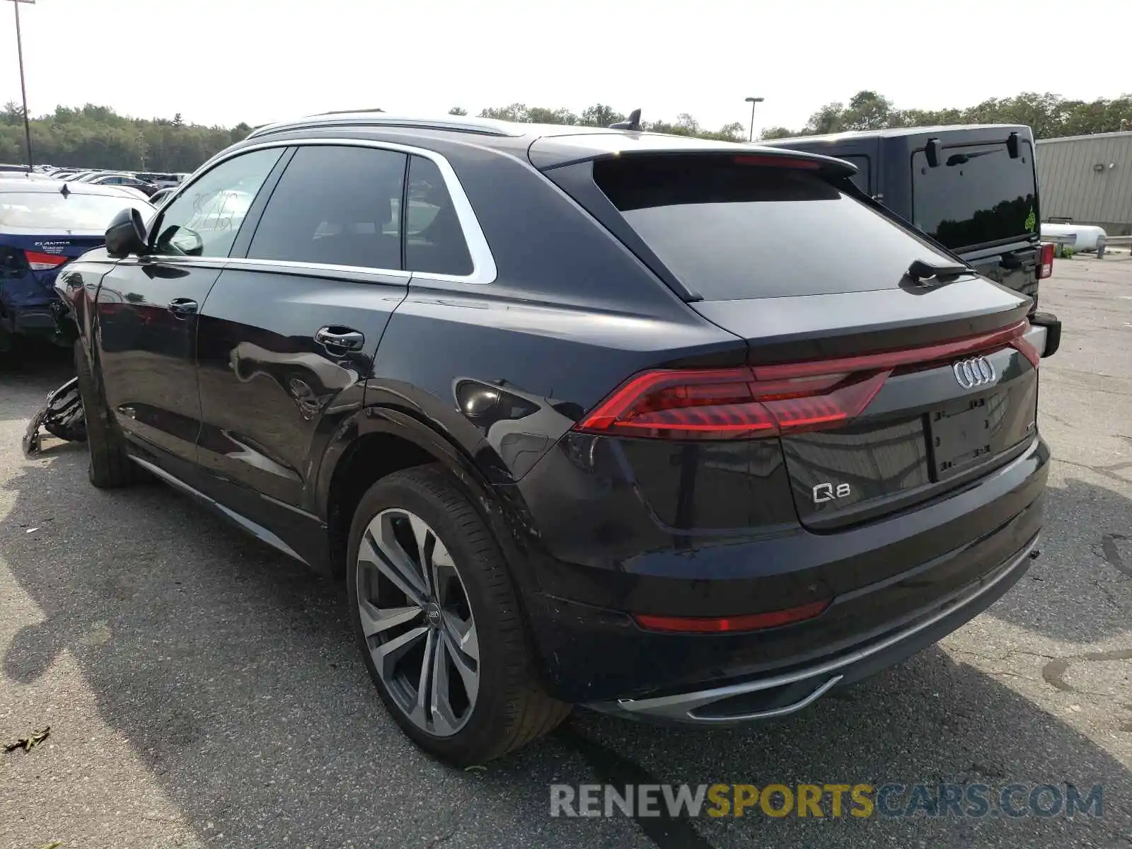 3 Photograph of a damaged car WA1BVAF16KD009291 AUDI Q8 2019