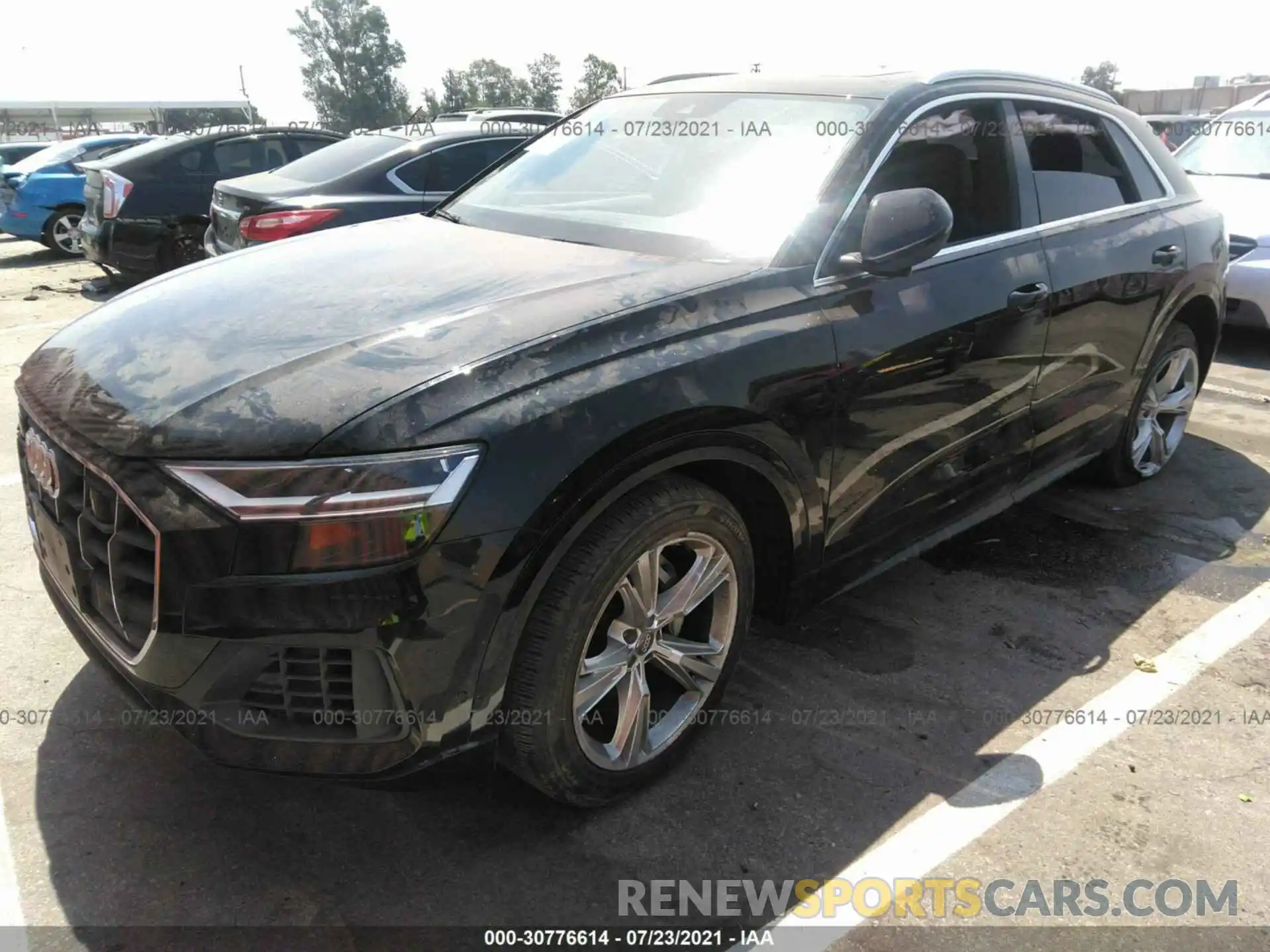 2 Photograph of a damaged car WA1BVAF16KD023384 AUDI Q8 2019