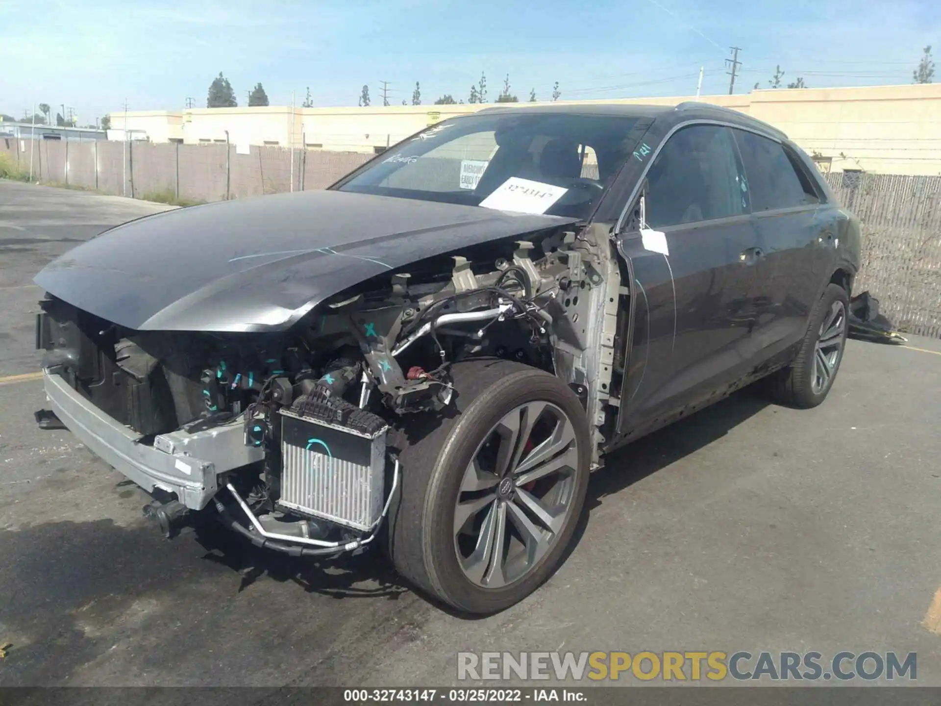 2 Photograph of a damaged car WA1BVAF17KD032241 AUDI Q8 2019