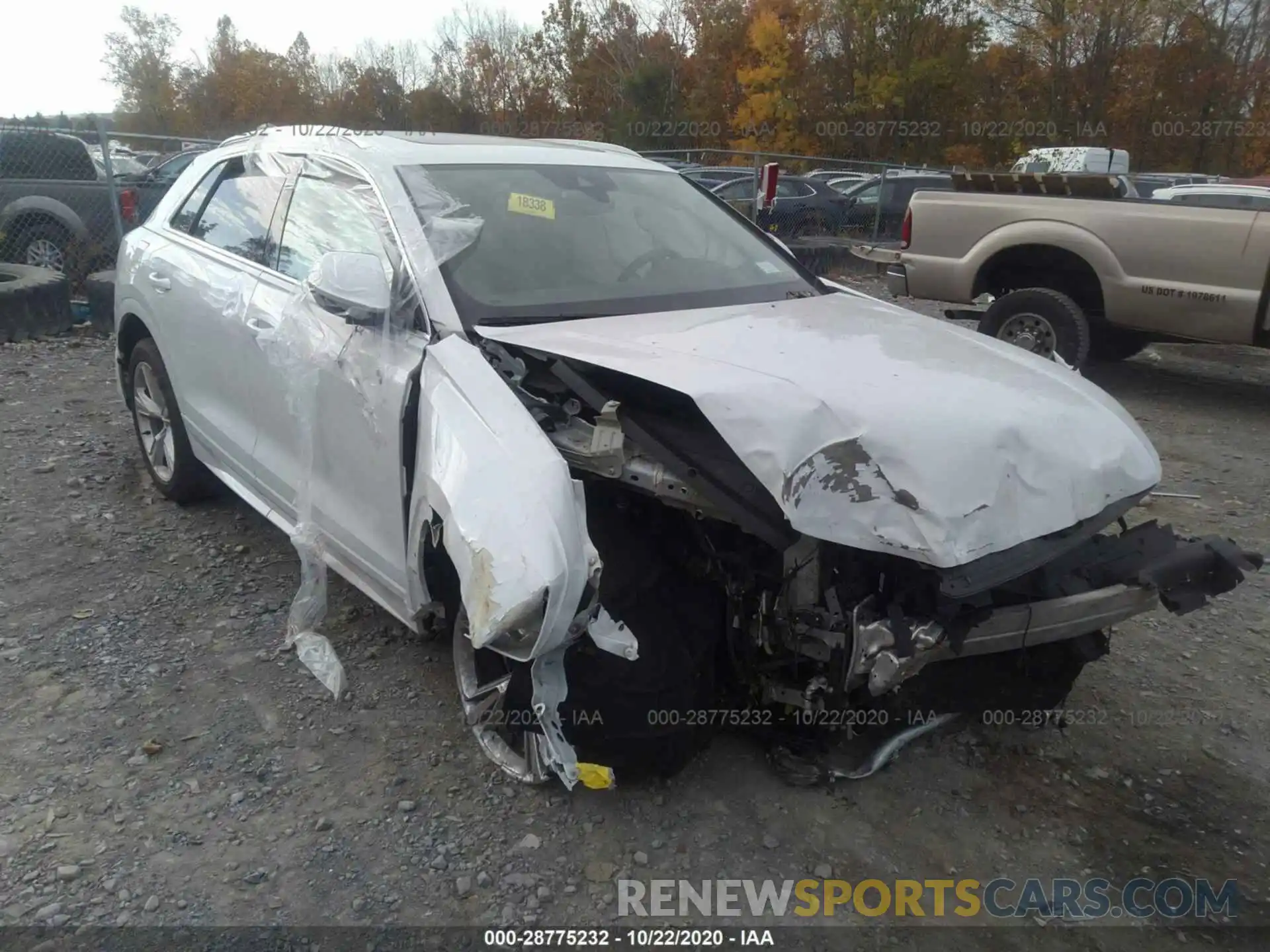 1 Photograph of a damaged car WA1BVAF17KD034135 AUDI Q8 2019